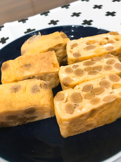 納豆とチーズのコクうま卵焼き♡-レシピのメイン写真