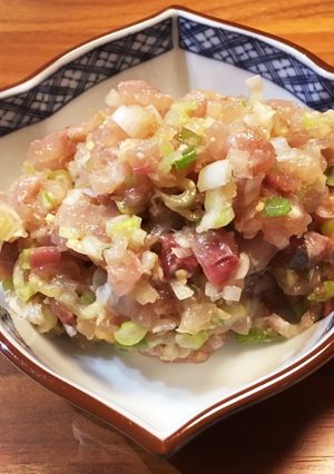 ふくらぎのなめろう〜(*´꒳`*)♡-レシピのメイン写真
