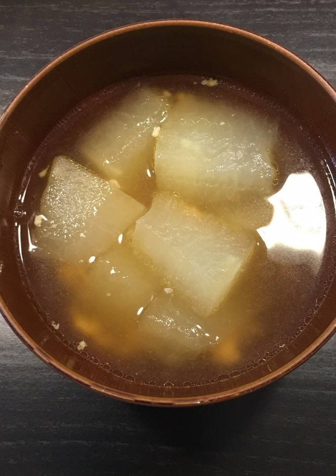 トロトロ♪あつあつ♪冬瓜の和風スープ-レシピのメイン写真