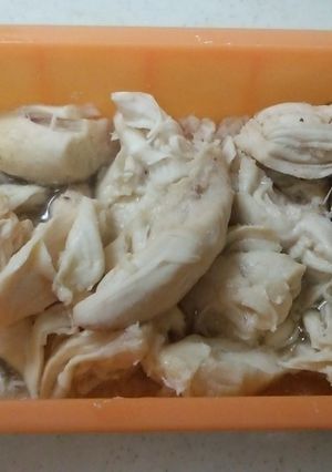 レンジでふんわり鶏の酒蒸し-レシピのメイン写真