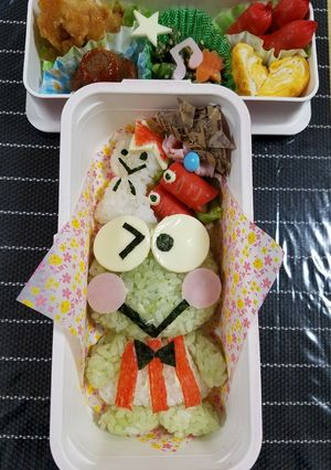 キャラ弁けろけろケロッピ-レシピのメイン写真