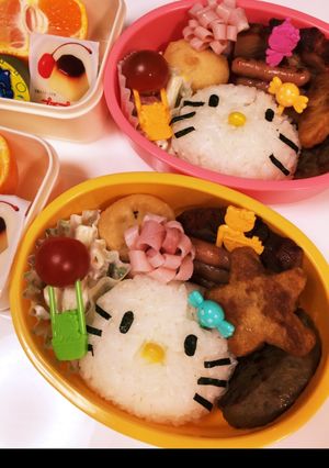 キャラ弁 キティちゃん-レシピのメイン写真