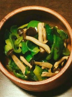 ピーマンとしめじの即席カレーマリネ-レシピのメイン写真