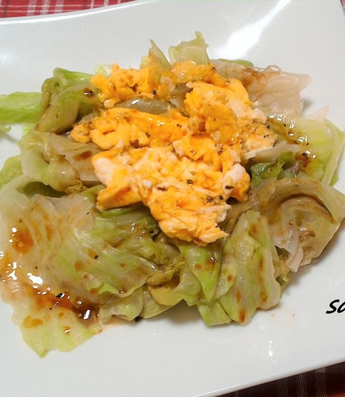 簡単プラス1品！中華風レタスの湯引き！ by sa10ri工房 【クックパッド