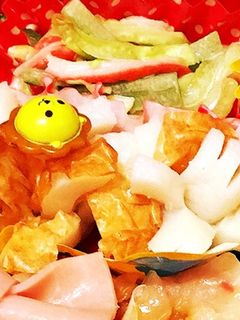 お弁当の隙間に♡竹輪のお花(灬ω灬)-レシピのメイン写真
