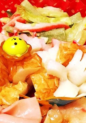 お弁当の隙間に♡竹輪のお花(灬ω灬)-レシピのメイン写真