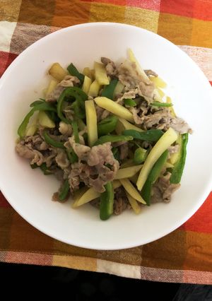 彼氏絶賛♡じゃがいもと豚肉ピーマンの炒め-レシピのメイン写真