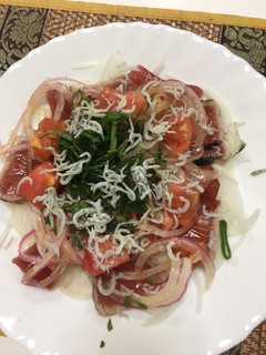 鰹たたきサラダ-レシピのメイン写真