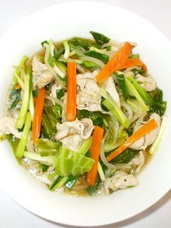 五目あんかけラーメン♪簡単野菜豚肉スープ-レシピのメイン写真