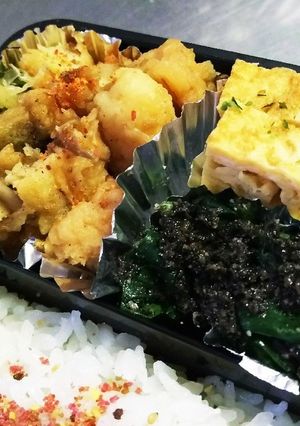 お弁当3分おかずシリーズ！かき揚げ甘煮♪-レシピのメイン写真