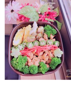 ☆簡単焼き鳥丼弁当☆!!-レシピのメイン写真