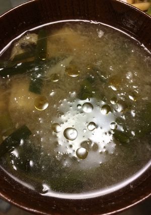 にらと揚げのみぞれこぶおろし汁-レシピのメイン写真