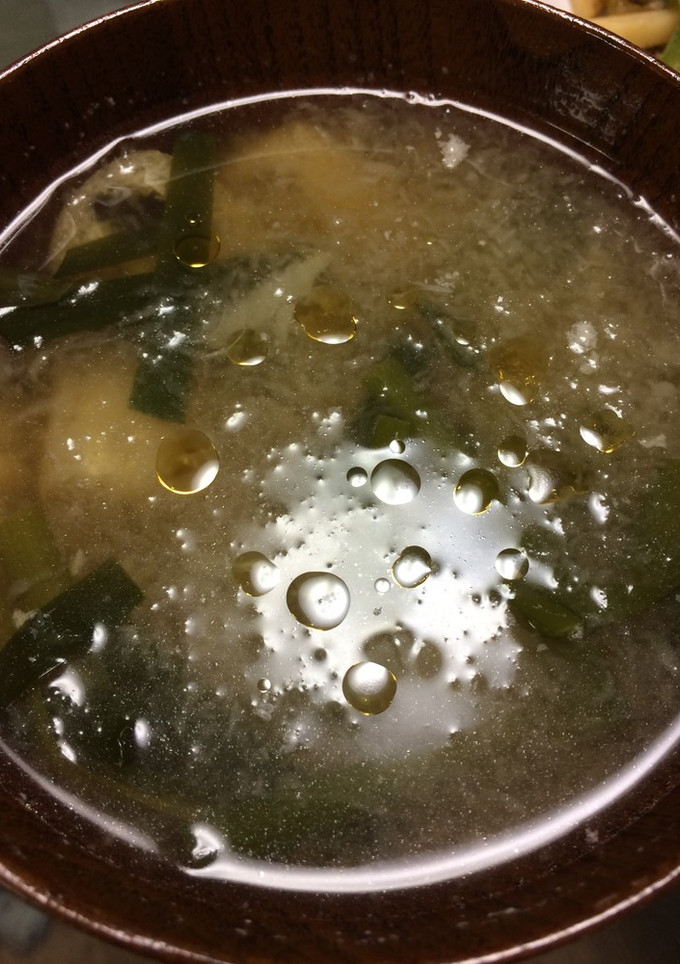 にらと揚げのみぞれこぶおろし汁-レシピのメイン写真