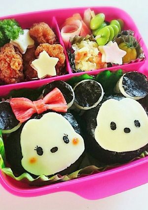 ツムツム キャラお弁当(^^)-レシピのメイン写真