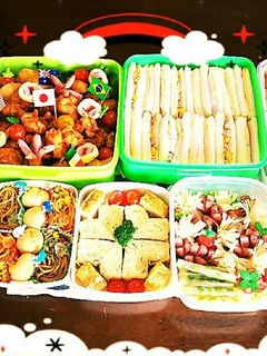 2017年 小学校運動会 お弁当-レシピのメイン写真