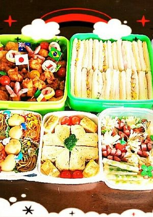 2017年 小学校運動会 お弁当-レシピのメイン写真
