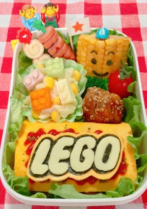 レゴ弁当＊LEGO＊キャラ弁＊遠足-レシピのメイン写真