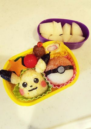 ポケモンキャラ弁当！！ゲットだぜ～☆-レシピのメイン写真
