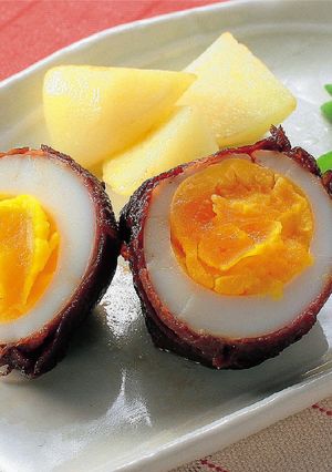 牛肉の卵巻き煮-レシピのメイン写真