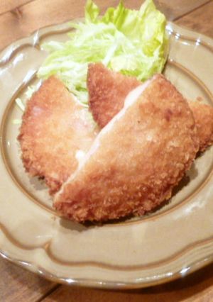 チーズがとろ～り♡ハムカツ♪-レシピのメイン写真