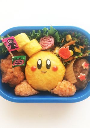 星のカービィ＊オムライス＊キャラ弁-レシピのメイン写真