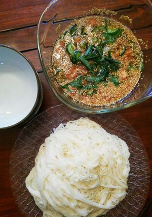 三輪素麺で相葉マナブのつけ麺-レシピのメイン写真