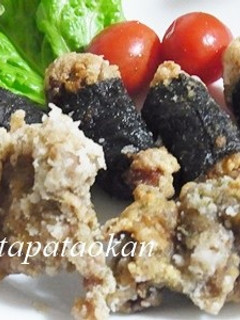 お弁当にも♪豚小間の磯部揚げ2種-レシピのメイン写真