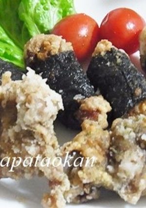 お弁当にも♪豚小間の磯部揚げ2種-レシピのメイン写真