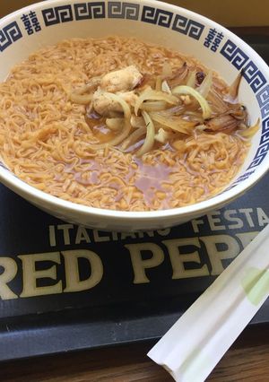 チキンラーメンアレンジ レモンスープ風-レシピのメイン写真