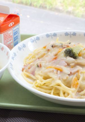 コーン入りみそマヨサラダ【葛尾村の給食】-レシピのメイン写真