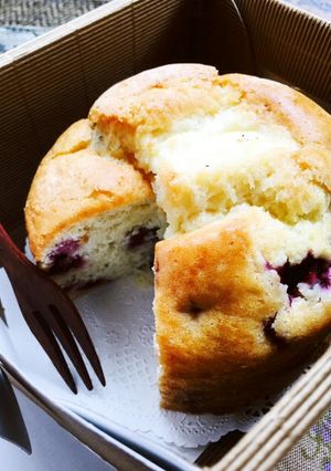 しっとり★クリームチーズベリーマフィン-レシピのメイン写真
