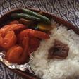 エビチリ&カレーかぼちゃ