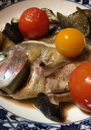 鯛のアクアパッツァ-レシピのメイン写真