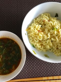 辛ラーメンのつけ麺-レシピのメイン写真