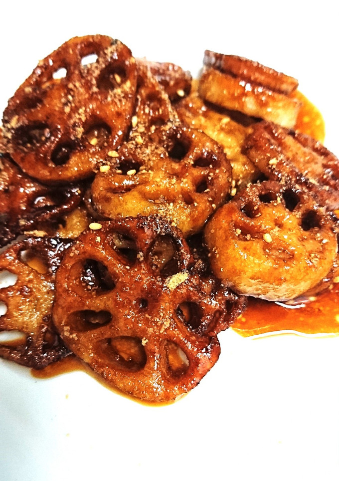 焼いて絡めてシャキシャキ照り焼き蓮根-レシピのメイン写真