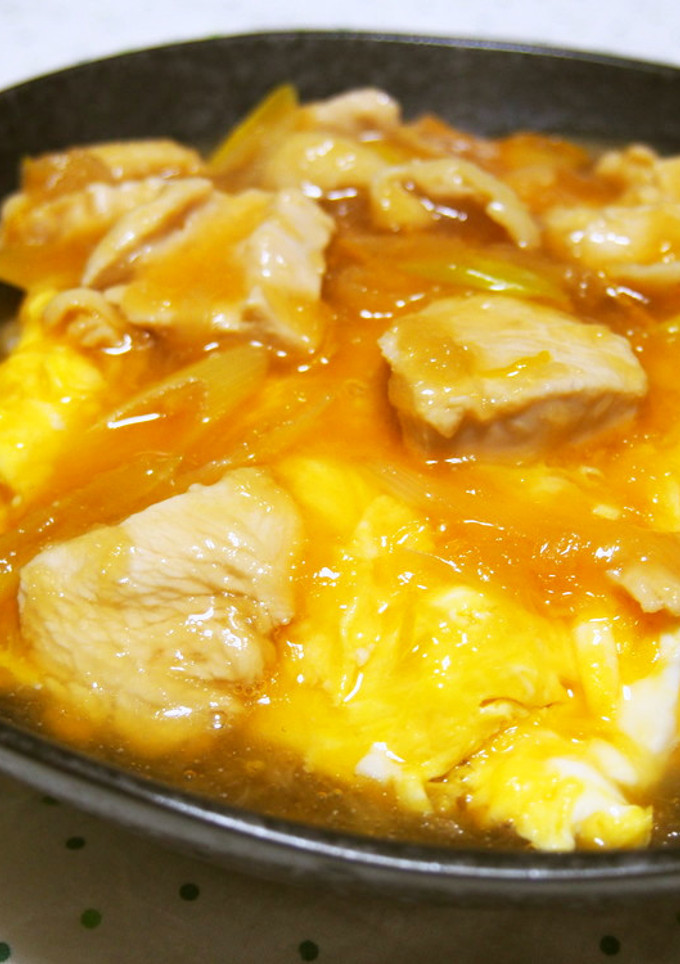 むね肉と卵のおろしあんかけ丼♪とろ〜り♪-レシピのメイン写真