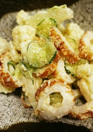 カリフラワーと竹輪のサラダ-レシピのメイン写真