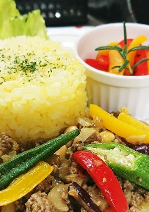 甘辛が食欲そそる子供も大好きドライカレー-レシピのメイン写真