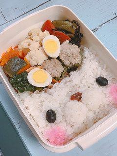 詰めるだけ超簡単にゃんこ弁当-レシピのメイン写真