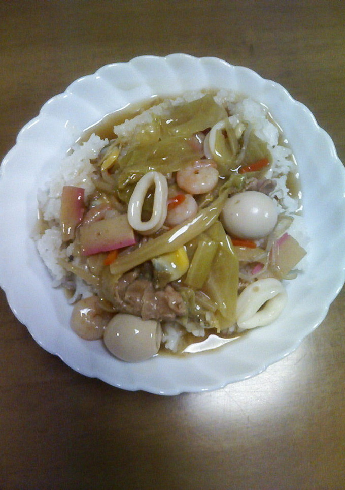 おでんの残り出汁で！中華丼ｗｗ-レシピのメイン写真