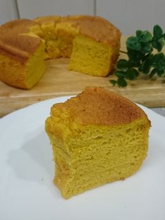失敗なし☆かぼちゃシフォンケーキ-レシピのメイン写真