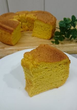失敗なし☆かぼちゃシフォンケーキ-レシピのメイン写真