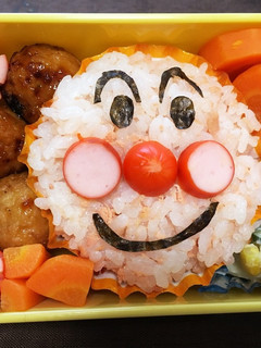 簡単!アンパンマン弁当 キャラ弁-レシピのメイン写真