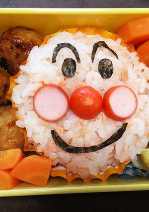 簡単！アンパンマン弁当 キャラ弁-レシピのメイン写真
