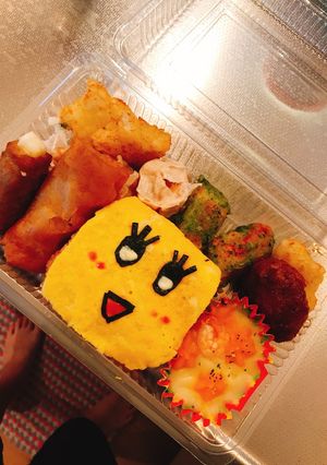 ふなっしー弁当-レシピのメイン写真