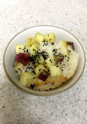 ストウブでさつまいもごはん-レシピのメイン写真