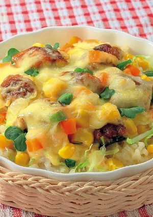 うなぎ&キャベツのドリア風-レシピのメイン写真