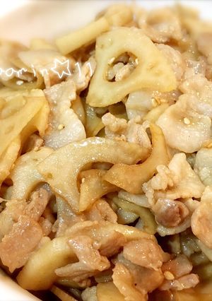 レンコンのきんぴら-レシピのメイン写真