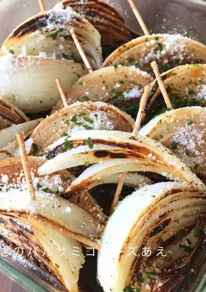 焼き玉ねぎのバルサミコ酢かけ-レシピのメイン写真