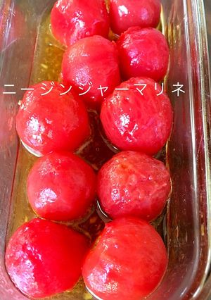 ミニトマトのハニージンジャーマリネ-レシピのメイン写真